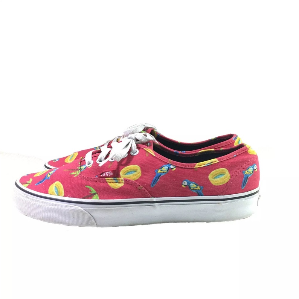 Rare Vans Authentic Pool Vibes Red Parrot Size 11 - image 1